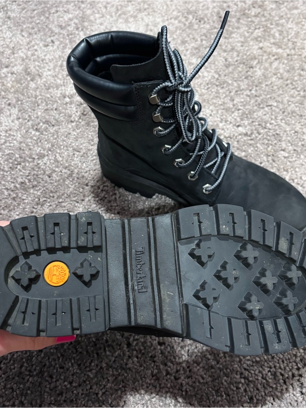 Timberland Women's Black Lace-Up Trail Boots - Picture 4 of 14
